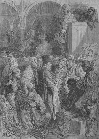 Les gros bonnets du petit commerce - Gustave after Dore